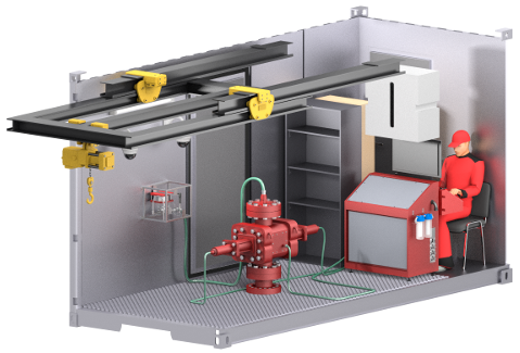 Мобильные контейнеры для гидравлических испытаний